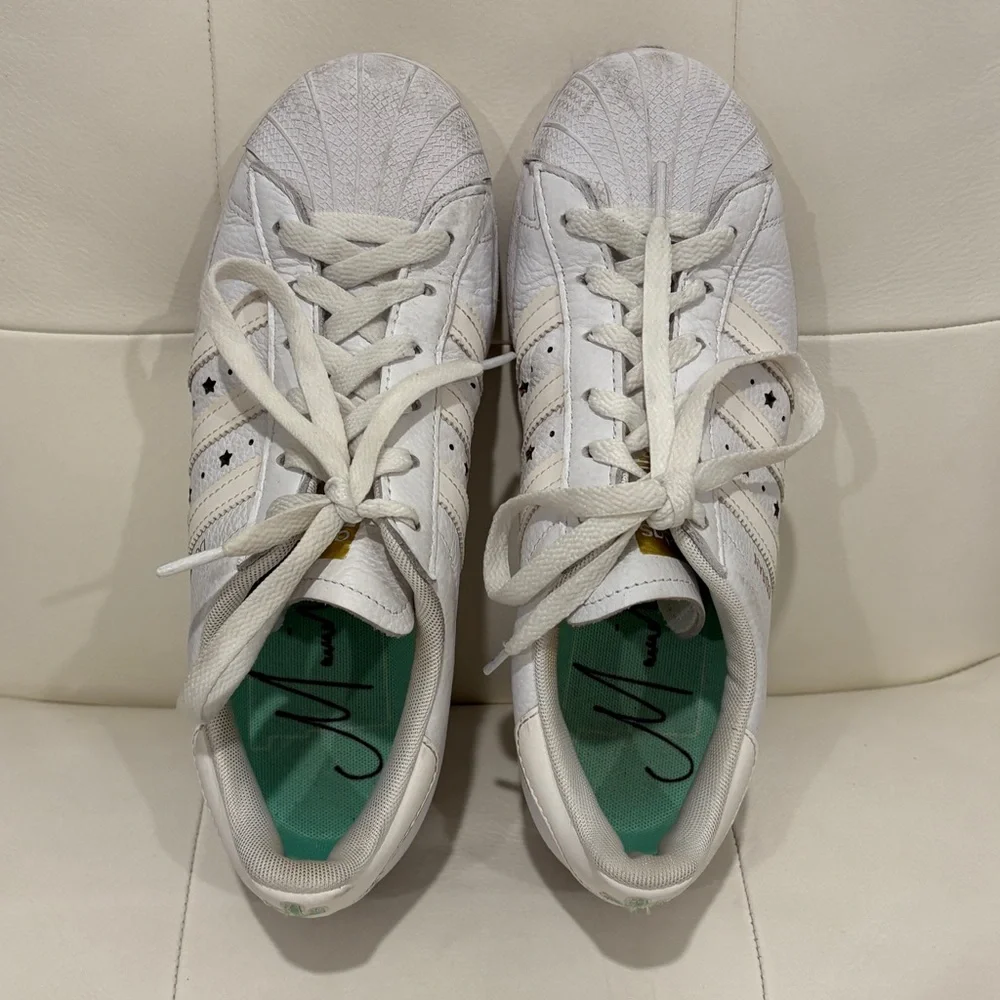 Adidas Superstar Advanced Mariah Duran White Leather Women’s Skate Shoe Size 7.5